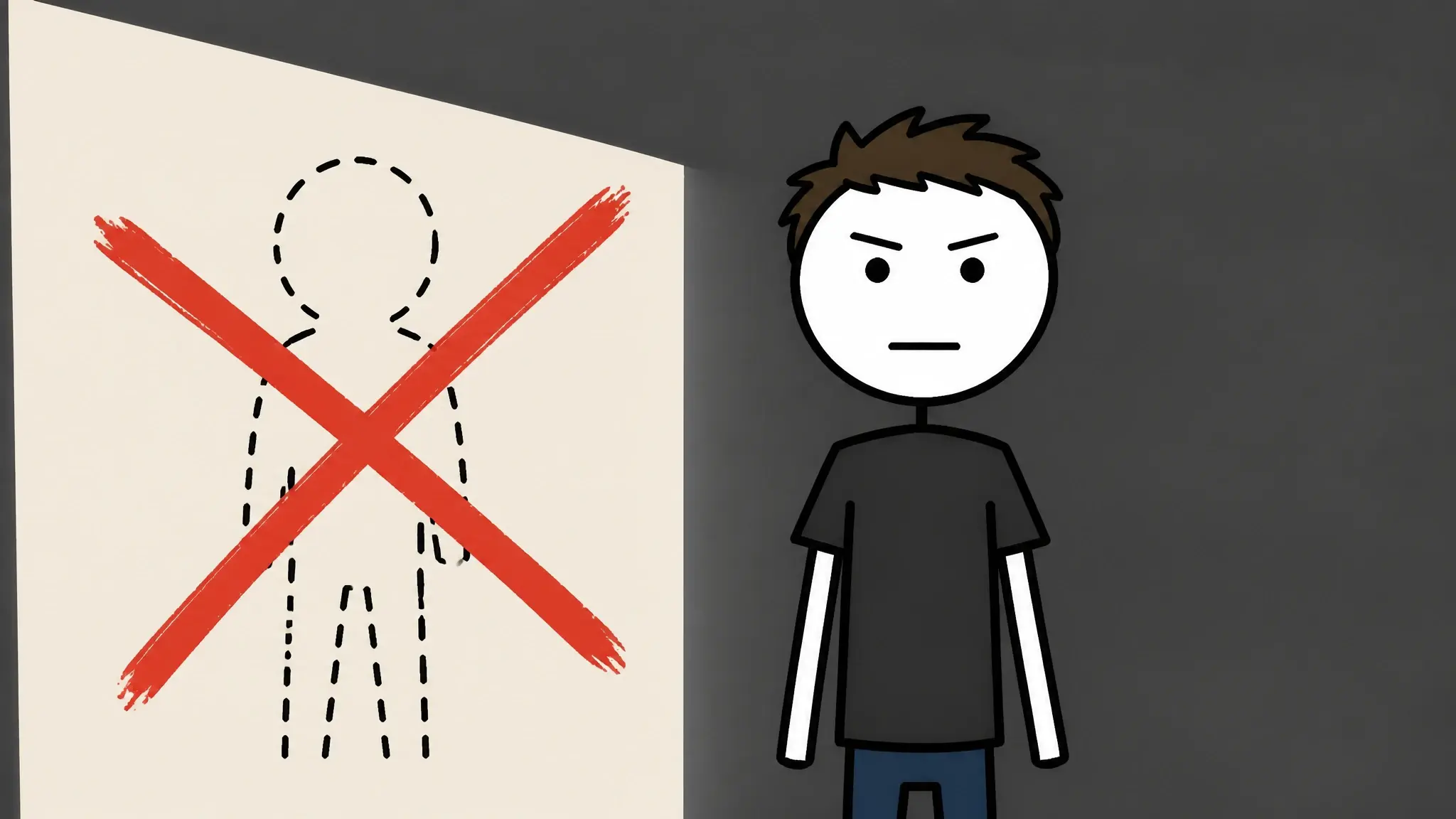 Storyboard frame 3, rendered against the channel's locked references