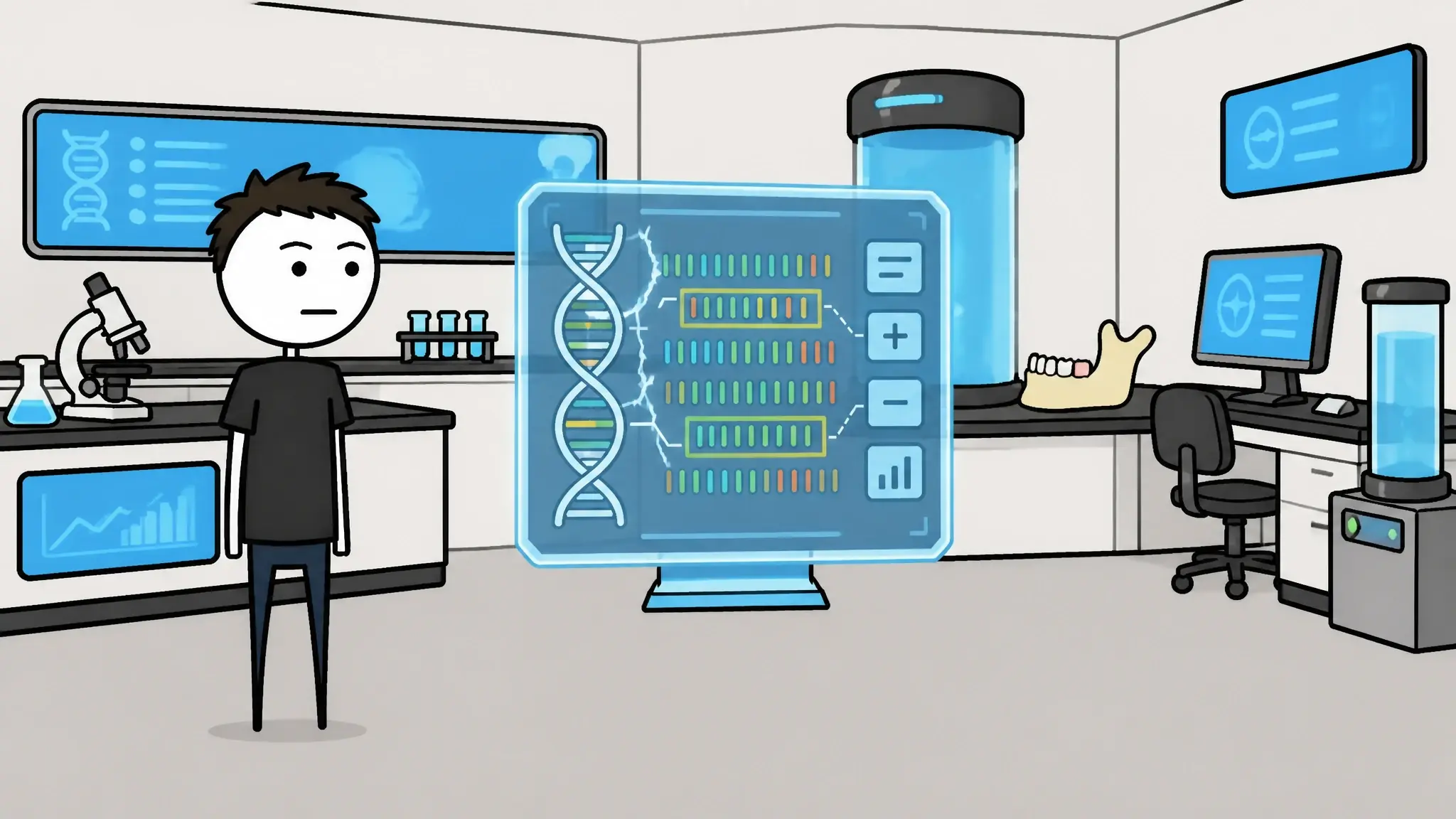 Storyboard panel 17, rendered against the same locked references