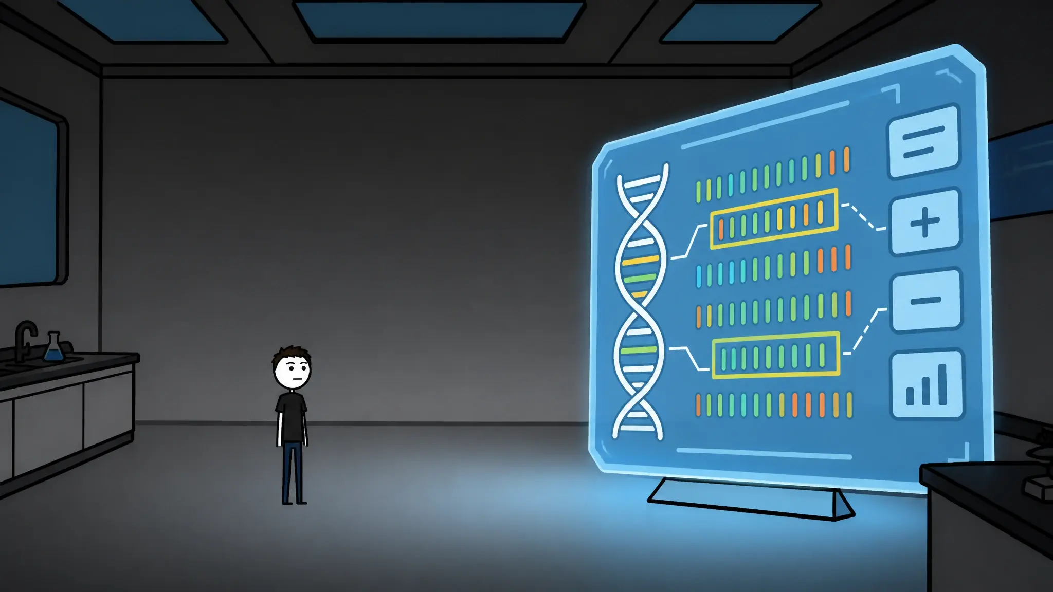 Storyboard panel 21, rendered against the same locked references