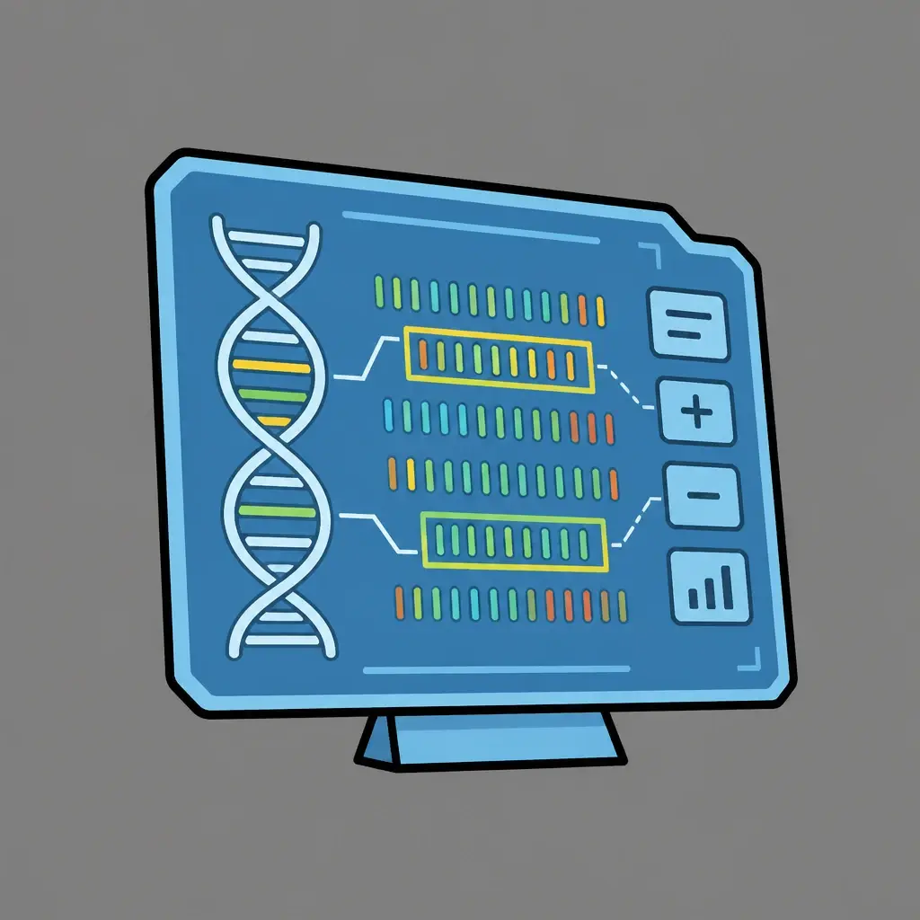 Gene-editing display