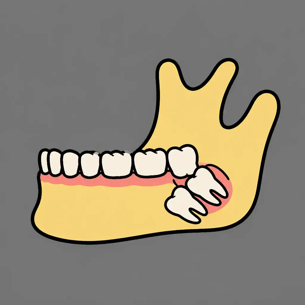 Jaw and wisdom teeth