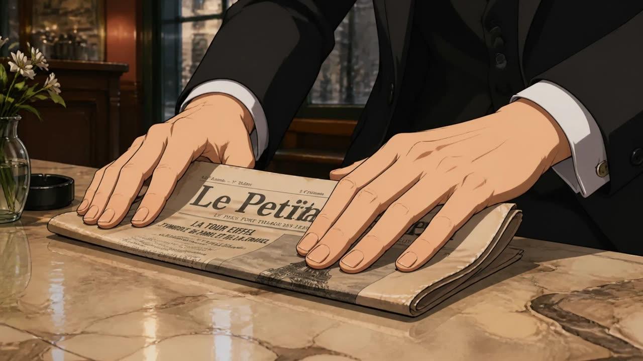 Anime example video — The man who sold the Eiffel Tower