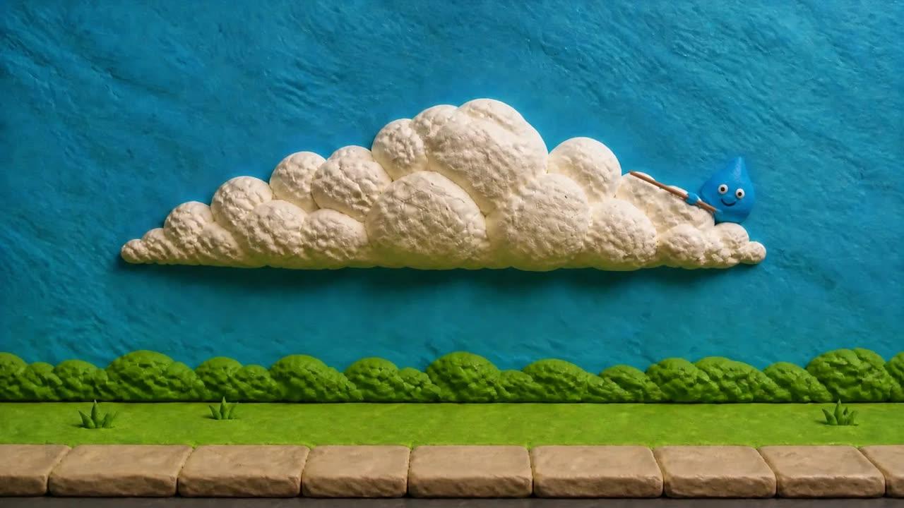 Claymation example video — The journey of a raindrop