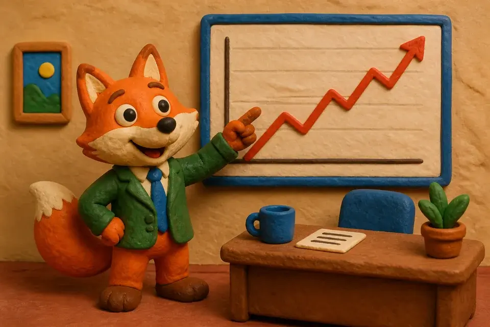 Handmade claymation frame generated from the claymation preset
